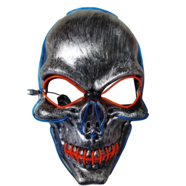 Light Up Skull Mask Halloween Costume Accessory - 88636